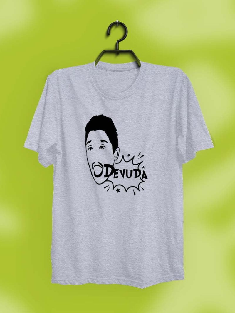 Devuda Allu Arjun Telugu Movie - Grey Melange T-Shirt