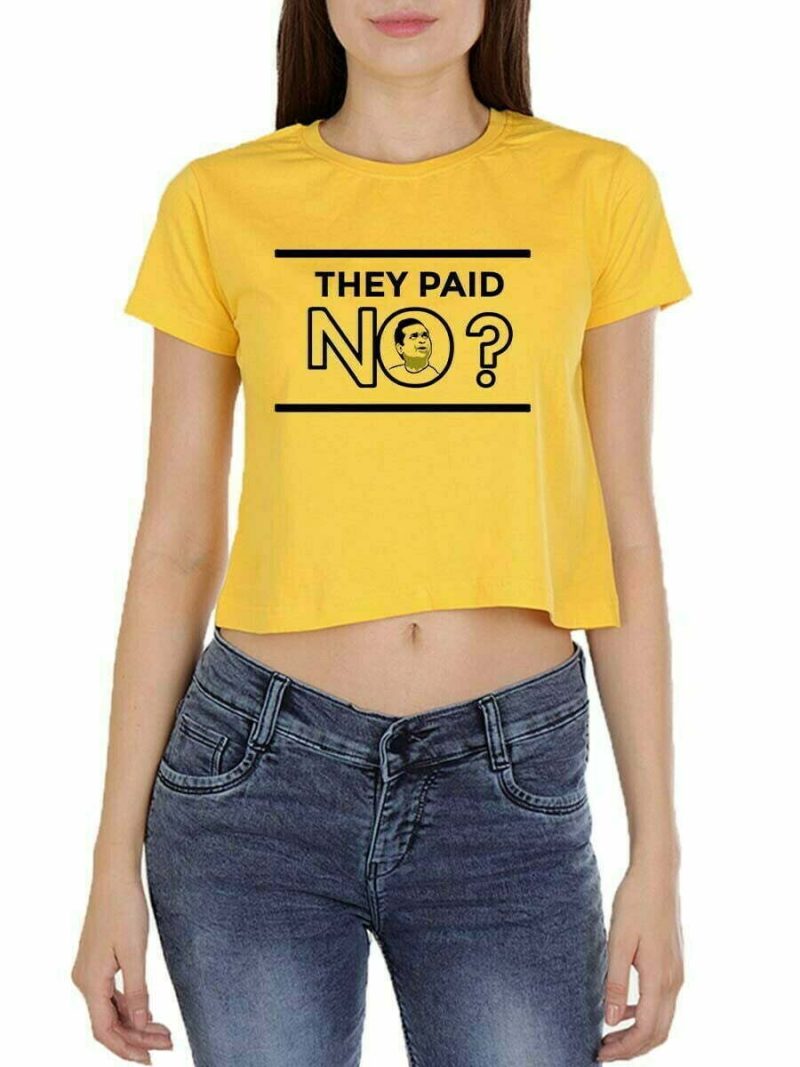 They Paid No - Telugu Croptop